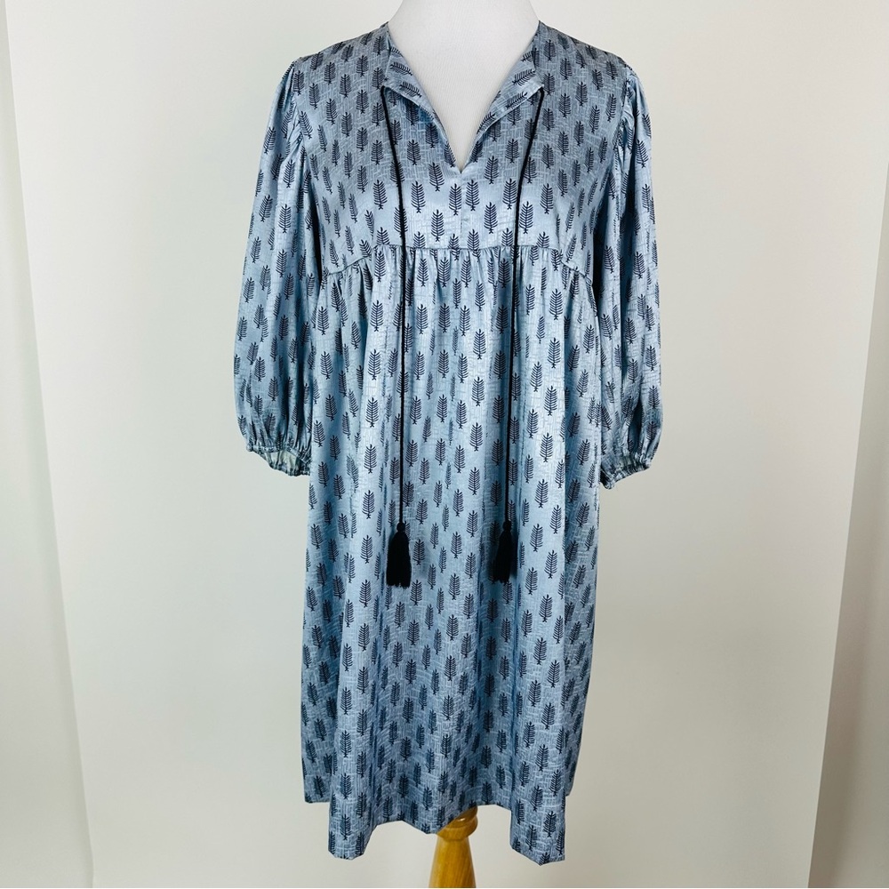 Collection by Cezele Light Blue Satin Dress Size Medium